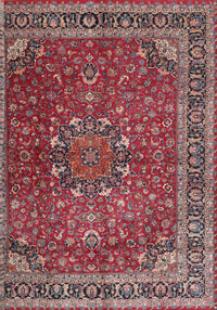 Machine Washable Traditional Rosy Pink Rug, wshtr4112