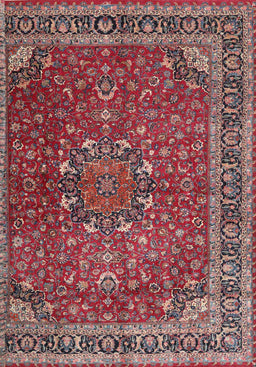 Machine Washable Traditional Rosy Pink Rug, wshtr4112