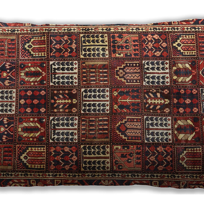 Traditional Classic Rectangular Saffron Red Lumbar Throw Pillow, 13 inch by 19 inch, lbtr4114