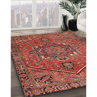 Traditional Sunrise Orange Persian Rug, tr4115