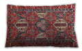 Traditional Classic Rectangular Dark Almond Brown Lumbar Throw Pillow, 13 inch by 19 inch, lbtr4117