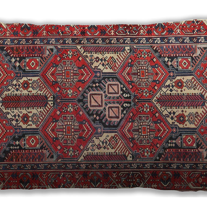 Traditional Classic Rectangular Dark Almond Brown Lumbar Throw Pillow, 13 inch by 19 inch, lbtr4117