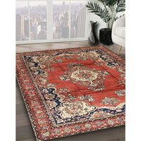 Traditional Red Medallion Rug, tr411