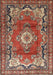 Traditional Red Medallion Rug, tr411