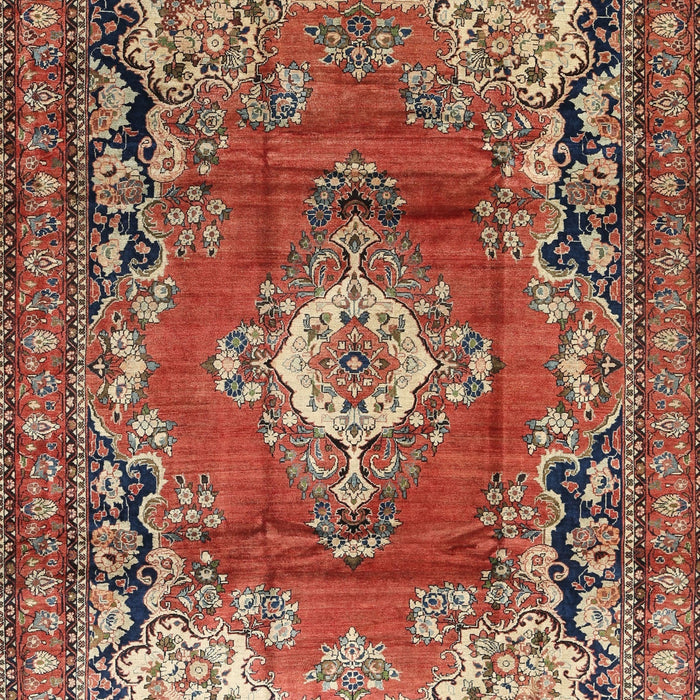 Traditional Red Medallion Rug, tr411