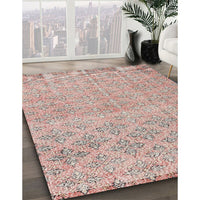 Traditional Rust Pink Persian Rug, tr4120