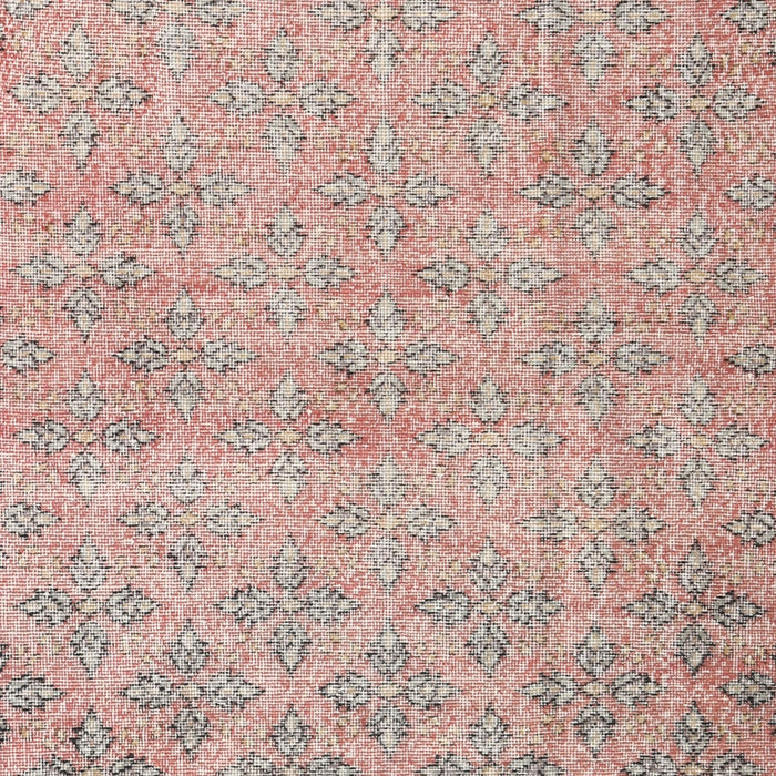 Machine Washable Traditional Rust Pink Rug, wshtr4120