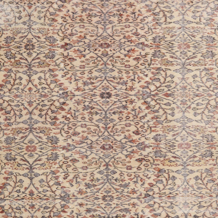 Round Machine Washable Traditional Dark Almond Brown Rug, wshtr4122