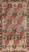 Machine Washable Traditional Red Brown Rug, wshtr4123