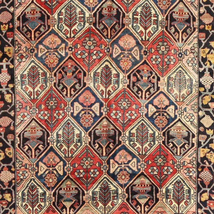 Machine Washable Traditional Red Brown Rug, wshtr4123