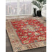 Machine Washable Traditional Red Rug in a Family Room, wshtr4124