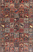 Machine Washable Traditional Camel Brown Rug, wshtr4126