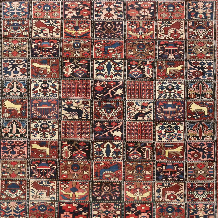 Square Traditional Camel Brown Persian Rug, tr4126