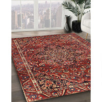 Traditional Rust Pink Persian Rug, tr4128