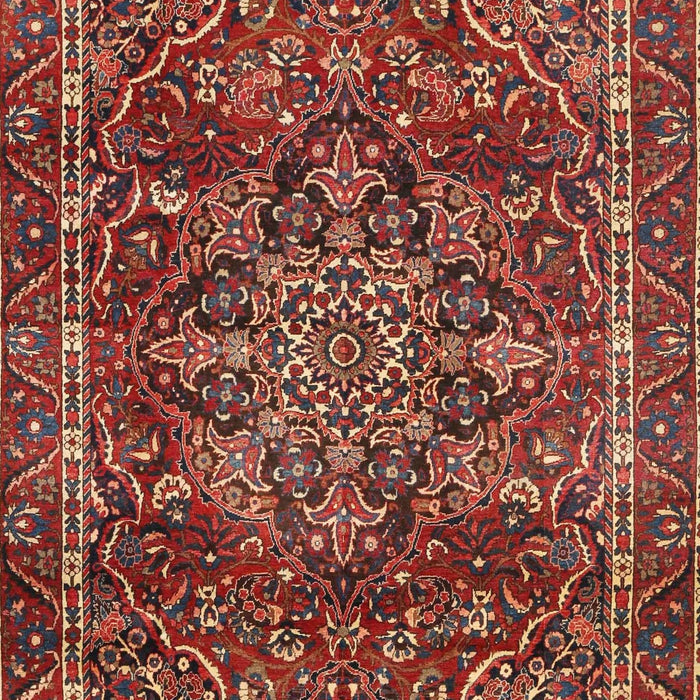Traditional Rust Pink Persian Rug, tr4128