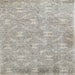 Square Traditional Dark White Beige Persian Rug, tr4129