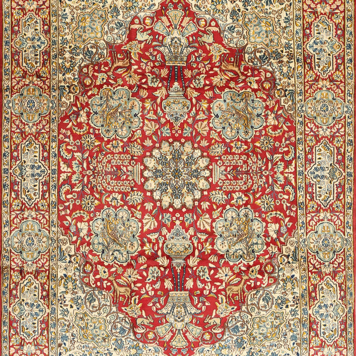 Traditional Brown Gold Persian Rug, tr412