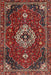 Machine Washable Traditional Dark Almond Brown Rug, wshtr4130