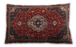 Traditional Classic Rectangular Dark Almond Brown Lumbar Throw Pillow, 13 inch by 19 inch, lbtr4130