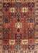 Traditional Saffron Red Persian Rug, tr4131