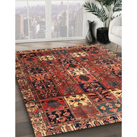 Traditional Saffron Red Persian Rug, tr4131