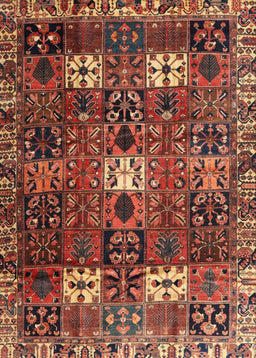 Machine Washable Traditional Saffron Red Rug, wshtr4131