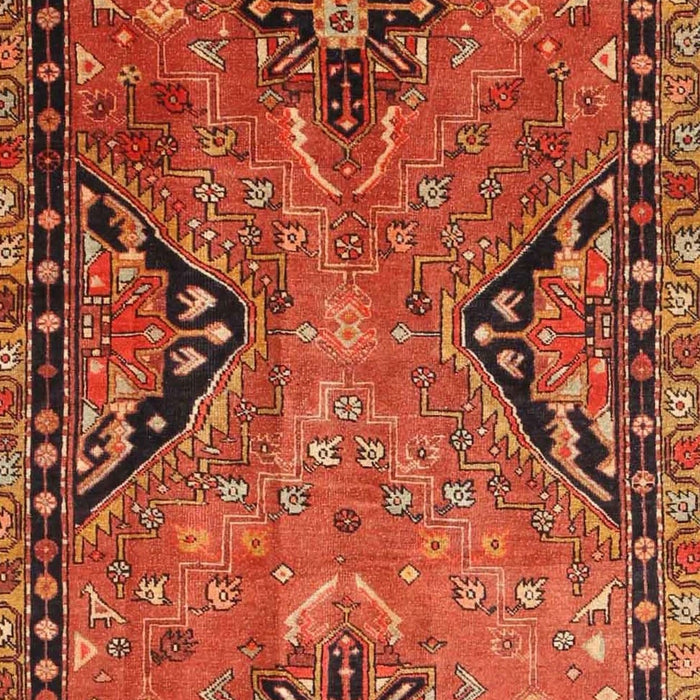 Traditional Orange Persian Rug, tr4132