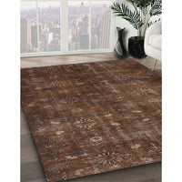 Traditional Sienna Brown Persian Rug, tr4134