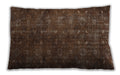 Traditional Classic Rectangular Sienna Brown Lumbar Throw Pillow, 13 inch by 19 inch, lbtr4134