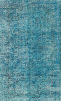 Machine Washable Traditional Dark Cyan Green Rug, wshtr4135