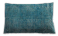 Traditional Classic Rectangular Dark Cyan Green Lumbar Throw Pillow, 13 inch by 19 inch, lbtr4135