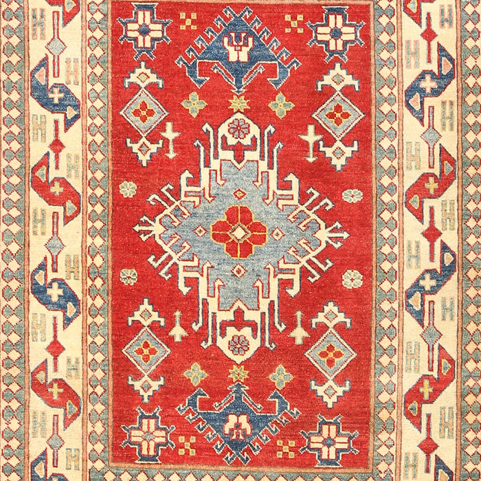 Traditional Brown Gold Geometric Rug, tr413