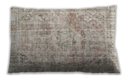 Traditional Classic Rectangular Desert Sand Beige Lumbar Throw Pillow, 13 inch by 19 inch, lbtr4140