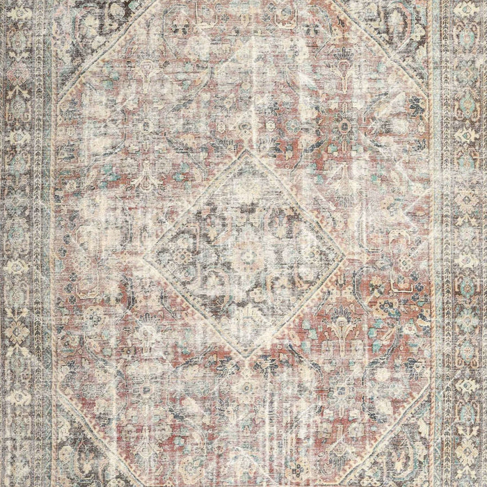 Machine Washable Traditional Desert Sand Beige Rug, wshtr4140