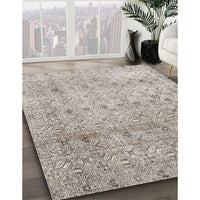 Traditional Pale Silver Gray Persian Rug, tr4141