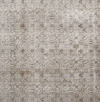 Machine Washable Traditional Pale Silver Gray Rug, wshtr4141