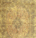 Traditional Saffron Yellow Persian Rug, tr4143