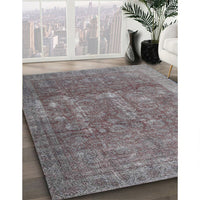 Traditional Gunmetal Gray Persian Rug, tr4145