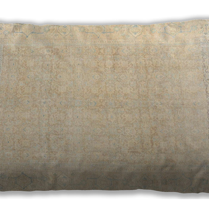 Traditional Classic Rectangular Brown Lumbar Throw Pillow, 13 inch by 19 inch, lbtr4148