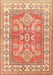 Traditional Red Geometric Rug, tr414