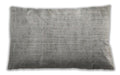 Traditional Classic Rectangular Dark Gray Lumbar Throw Pillow, 13 inch by 19 inch, lbtr4151