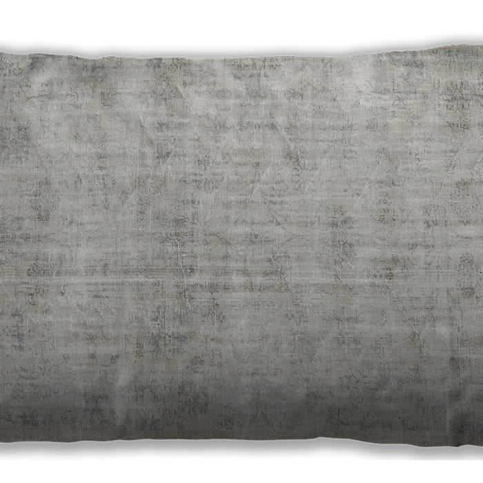 Traditional Classic Rectangular Dark Gray Lumbar Throw Pillow, 13 inch by 19 inch, lbtr4151
