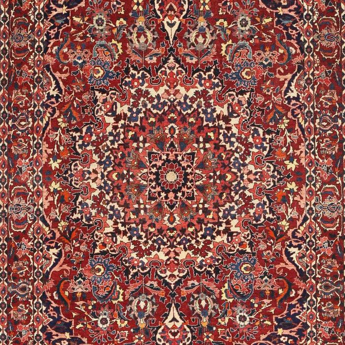 Machine Washable Traditional Orange Salmon Pink Rug, wshtr4155