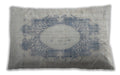 Traditional Classic Rectangular Dark Gray Lumbar Throw Pillow, 13 inch by 19 inch, lbtr4156