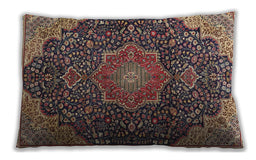 Traditional Classic Rectangular Camel Brown Lumbar Throw Pillow, 13 inch by 19 inch, lbtr4157