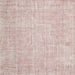 Round Machine Washable Traditional Dusty Pink Rug, wshtr4159