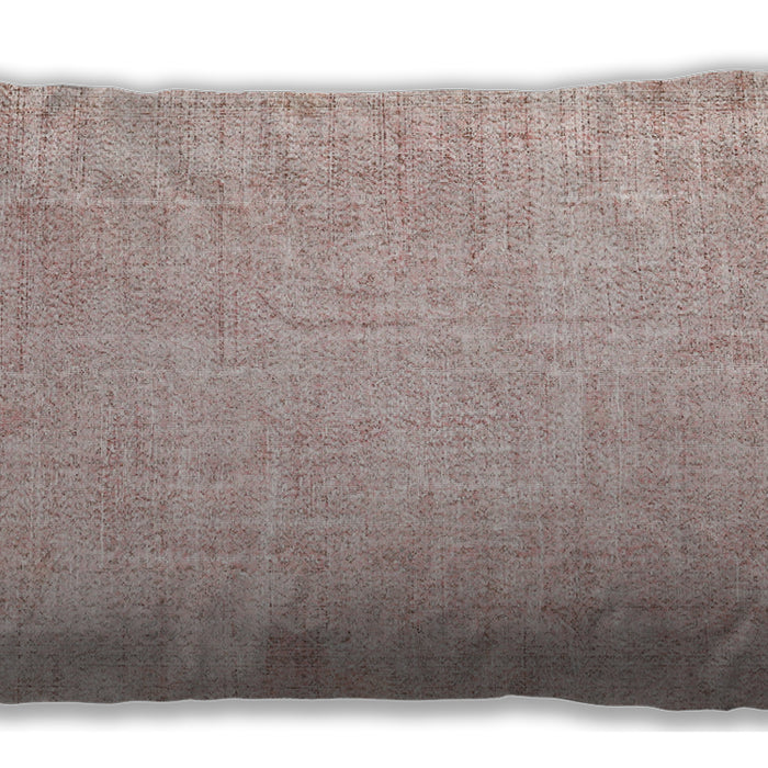 Traditional Classic Rectangular Dusty Pink Lumbar Throw Pillow, 13 inch by 19 inch, lbtr4159