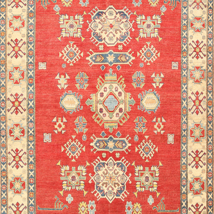 Traditional Brown Gold Geometric Rug, tr415