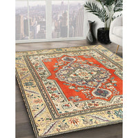 Traditional Sienna Brown Persian Rug, tr4160