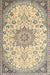 Traditional Dark Almond Brown Medallion Rug, tr4163